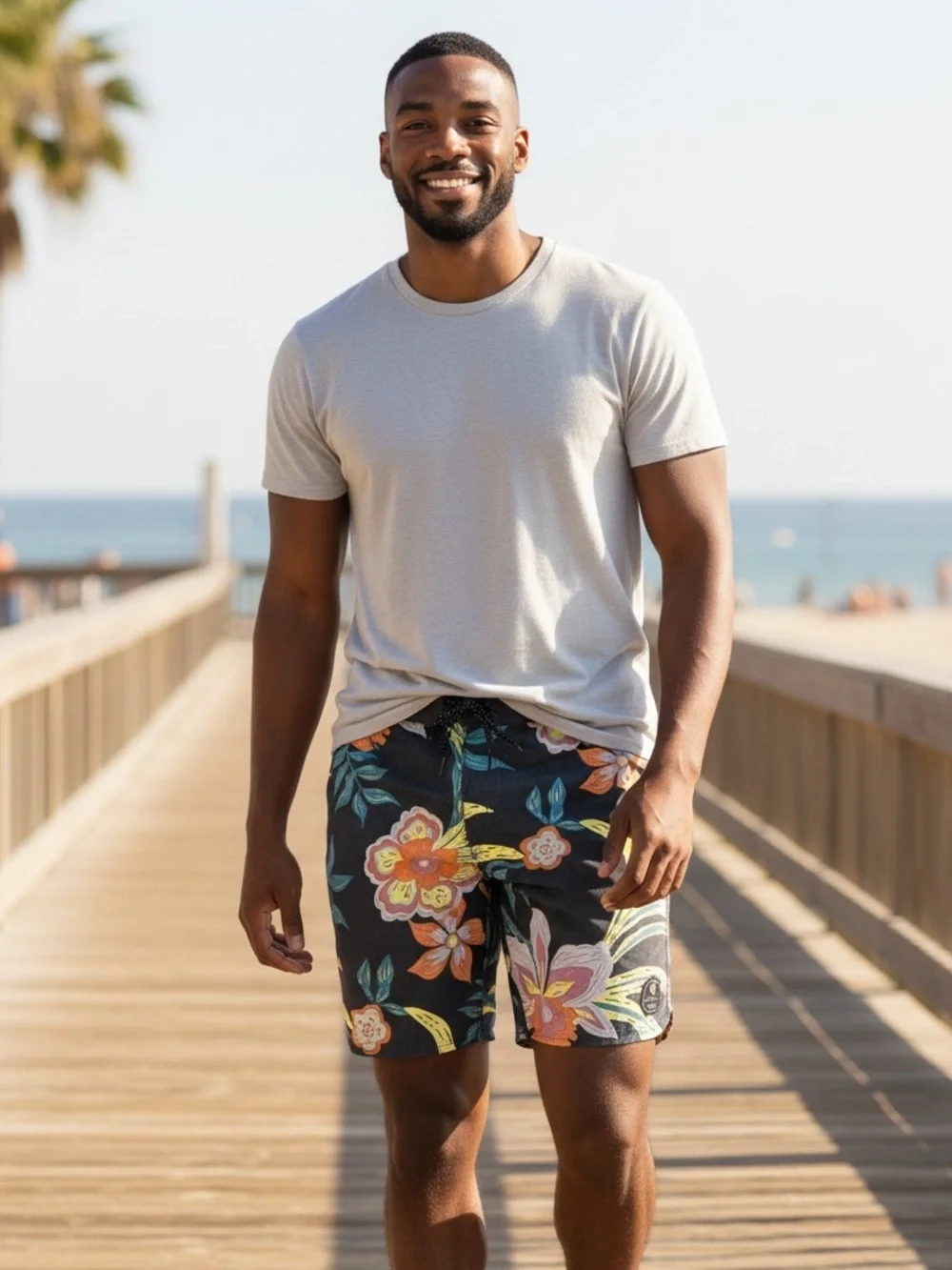 Vissla Velzyland 18.5 Boardshorts‎ Mens 32 Floral Surf Swim Trunks Tropical